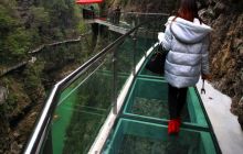 铜仁大峡谷玻璃栈道已建成