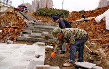 德江人民公园二期建设推进快