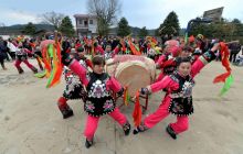 松桃花鼓闹新春