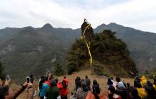 松桃寨英大塘坡村滚龙闹春