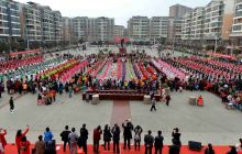 松桃:民族健身操庆“三•八”妇女节