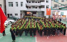 德江桥头民族小学三百名师生集中学消防