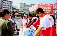 碧江区“防灾减灾日”消防宣传氛围浓