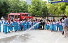 碧江消防深入学校开展应急逃生演练