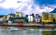 坝黄镇举办2016年“龙腾锦江显风采·脱贫攻坚展新颜”传统龙舟赛