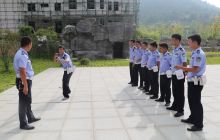 万山交警大队组织开展武器警械技能培训活动