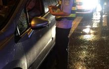 德江交警大队开展夜查酒驾统一行动