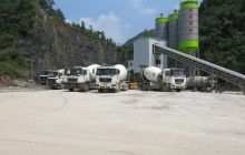 松桃寨英年产8万立方米混凝土建设项目正式投产