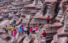 丹霞地貌美景醉游客