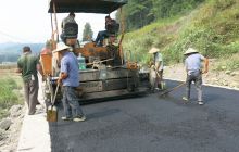 松桃580县道中修工程顺利完工并投入使用