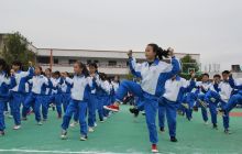 德江县民族中学举行傩韵操比赛 弘扬民族民间文化