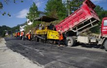 石阡积极做好省级公路的维护保养