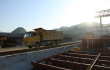 德江枢纽互通火热的施工现场