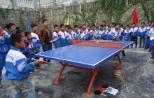 长堡镇中心完小举行第六届校运会