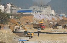 德江县城至德江南互通大道工程建设如火如荼