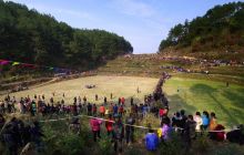 龙塘镇神仙庙村第三届民间斗牛比赛