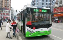 松桃县城新增16辆新能源城市公交服务春运