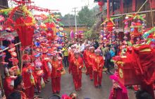 千年楼上古寨花灯迎新春