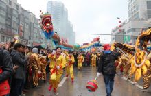 德江82条龙灯文明“出龙”闹新春