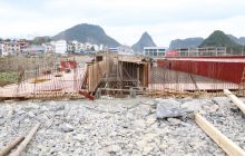 关口至德江南互通大道工程建设如火如荼