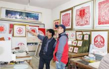 《中国影像志》栏目组走进思南塘头镇百喜刻纸艺术之乡