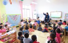 德江县第四幼儿园开展反恐防暴演练活动