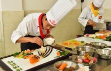 湘黔渝边区学生烹饪技能大比拼