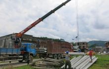 松桃农电网改造进行中