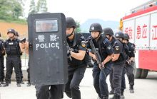 德江县开展反恐应急处置演练