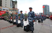 碧江区2017年度新兵入伍欢送仪式