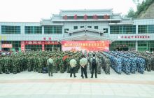 铜仁市2017年新兵起运欢送大会