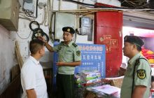 碧江多部门联合集中排查火灾隐患护航十九大