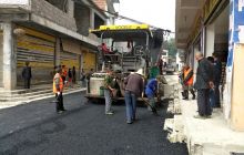 松桃县妙隘乡启动街道“白改黑”工程打造宜居环境