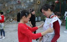 德江县青少年活动中心举行重阳节感恩亲子活动