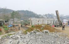 松桃:十八滩大桥工程建设如火如荼