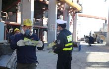 万山交警深入危化品运输企业宣传道路交通安全知识