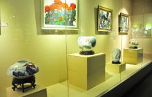 2017年“凤凰小子”毛光辉现代彩墨画展在我市举办