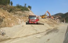 松桃至孟溪快车道建设忙