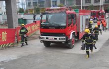 碧江区举行建筑施工现场消防应急演练观摩会