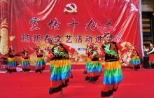 碧江区时代商汇开展宣传十九大迎新春文艺进小区活动