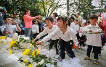 【文明校园巡礼】铜仁实验幼儿园清明扫墓活动