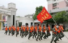 德江县组织民兵应急分队开展应急演练