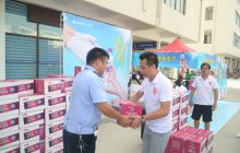 杭州娃哈哈集团联合铜仁市阳光志愿者协会开展慰问活动