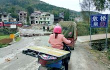 松桃：大坪场镇镇江至妙隘公路三家村桥成为危桥