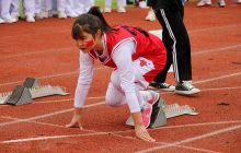 碧江区职校第三届田径运动会隆重开幕