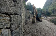 松桃寨英古镇古城墙修缮工程正式动工 