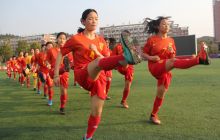 松桃民中女足参加2019年全国青少年校园足球联赛高中女子冠军赛