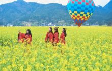 “金色童年•魅力瓦屋”油菜花观光月活动开幕