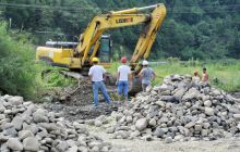 碧江区德胜屯河道治理工程有序推进