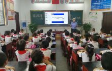 碧江交警送交通安全进校园